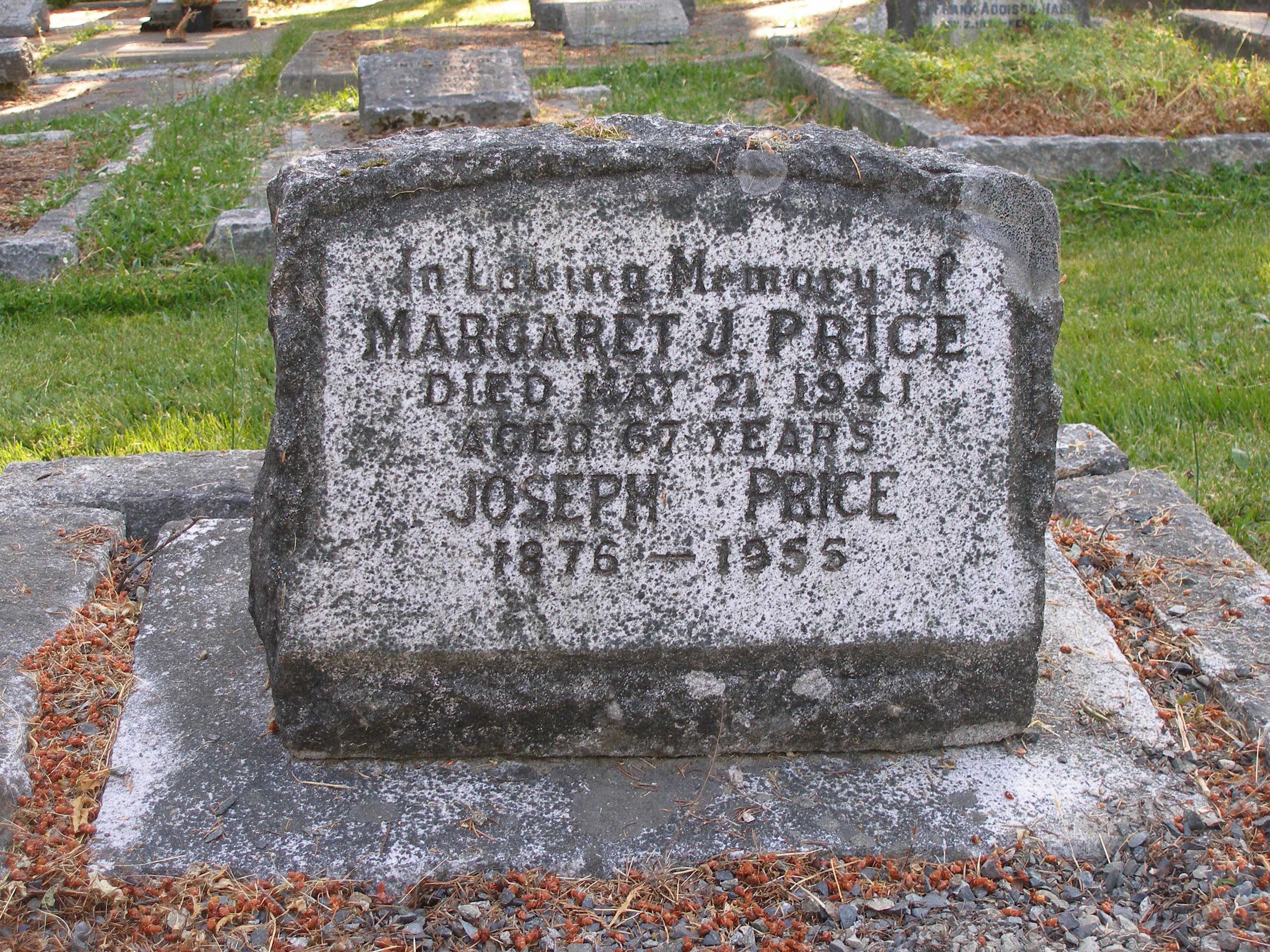 Joseph Price grave